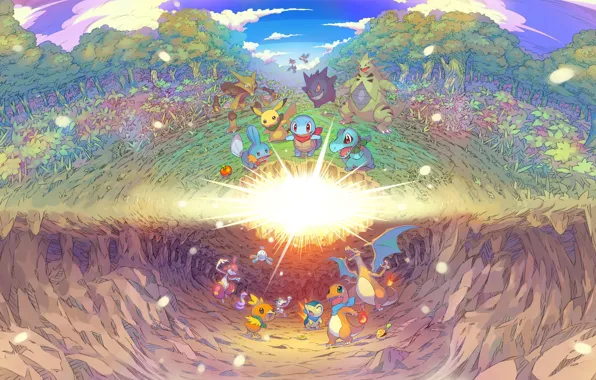 Picture lights, the game, pokemon, Pokémon Mystery Dungeon: Rescue Team DX
