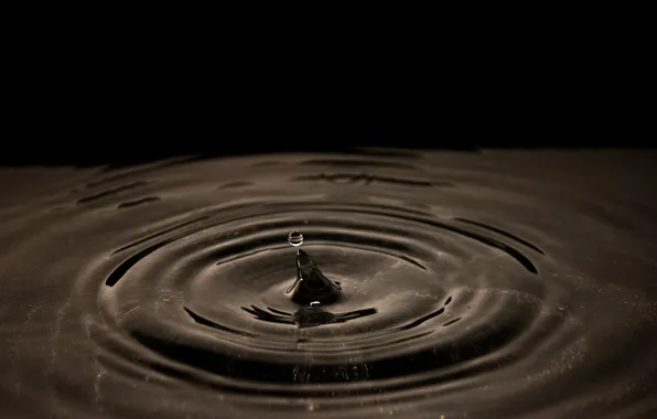 Picture drops, macro, Shine, figure