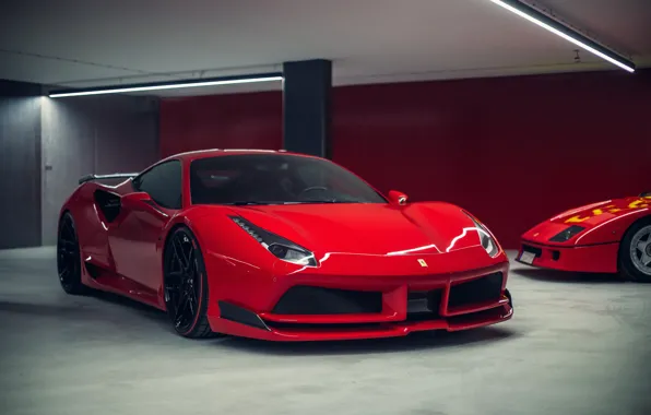 Picture Ferrari, supercar, Ferrari, GTB, Novitec Rosso, 488