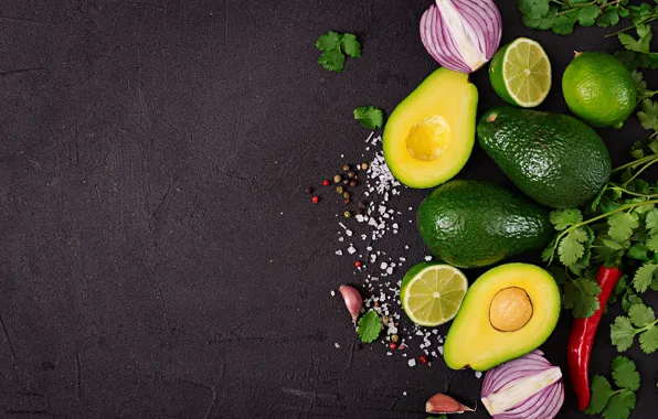 Picture bow, lime, Avocado