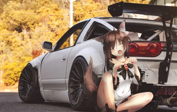 Picture Anime, Nissan, drift, Art, Anime, Nissan, jdm, stance, C14, stens, Yard, 380, j2dm, syks, sx380