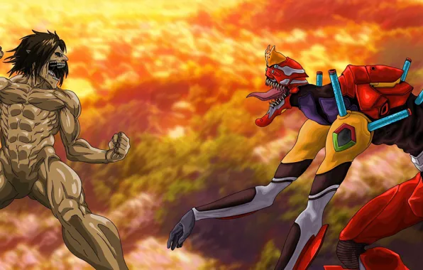 Picture game, Neon Genesis Evangelion, alien, anime, fight, battle, manga, japanese, oriental, asiatic, combat, Shingeki no …