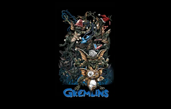 Picture monsters, creature, toothy, Gremlins, Gremlins, pranksters, Mogwai, Mogwai