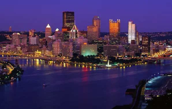 Picture city, the city, USA, Pennsylvania, Pittsburgh