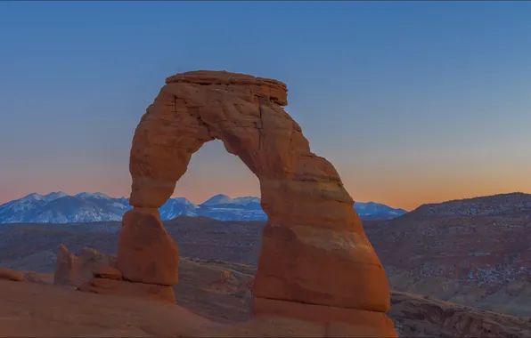 Picture Nature, mountains, arch, National Parck