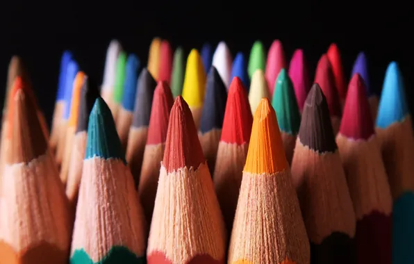 Picture macro, color, pencils