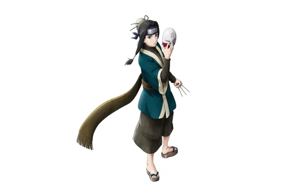 Picture minimalism, white background, guy, Naruto, Naruto, Haku
