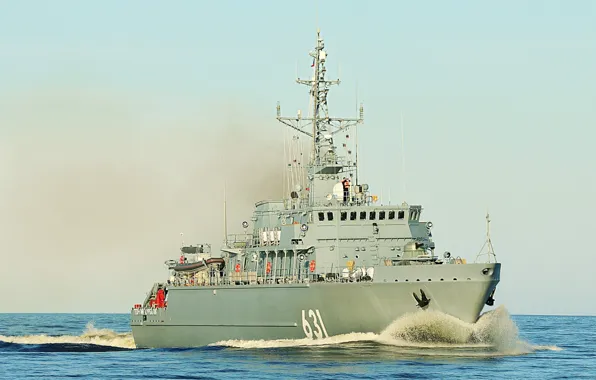 Picture ship, mine, Georgy Kurbatov