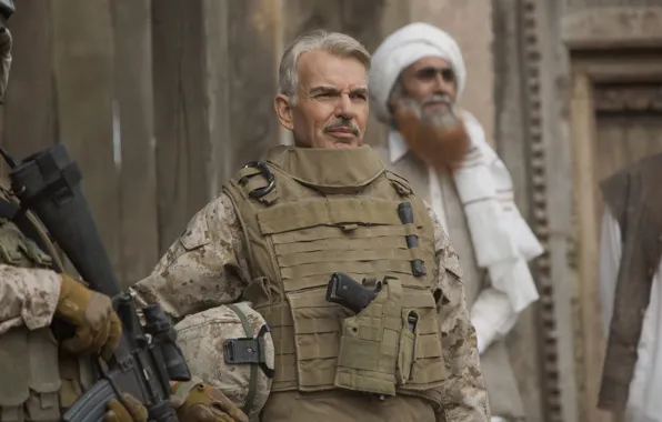 Picture gun, pistol, desert, weapon, M16, rifle, uniform, seifuku, bulletproof vest, suna, sabaku, Billy Bob Thornton, …