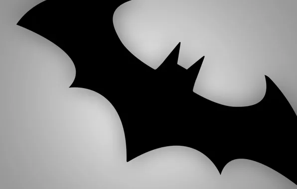 Picture grey, sign, black, Batman, mouse, emblem, batmen