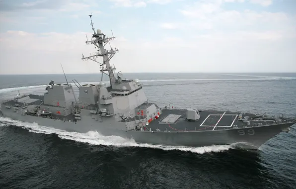 Picture sea, ship, USA, destroyer, "Arleigh Burke"