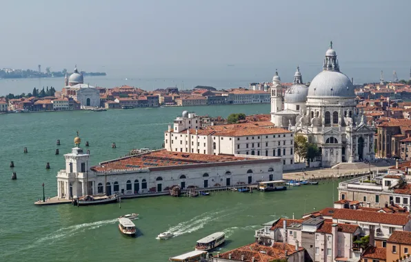 Picture the city, photo, home, Italy, Venice, the Grand canal, The Cathedral of Santa Marie della …