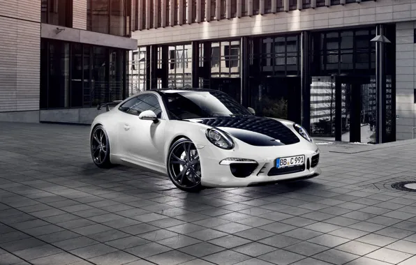 Picture 911, porsche, tuning, front, Techart, building, carrera 4