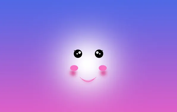 Picture eyes, abstraction, smile, mouth, anime, kawaii, art, cute