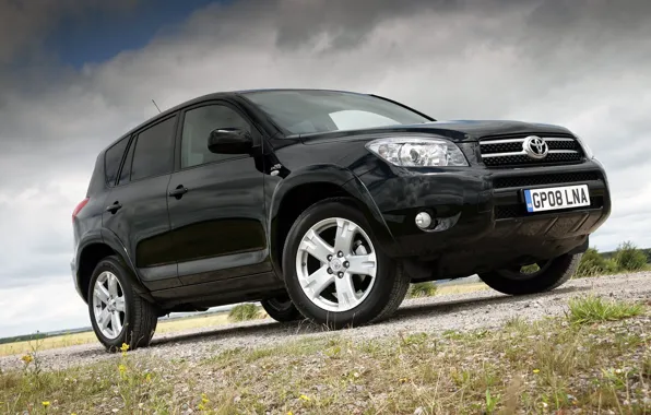 Picture machine, black, cars, toyota, auto walls, Toyota, RAV4, rav4 sr