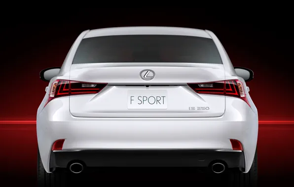 Picture Lexus, car, rear view, F-Sport, IS 250