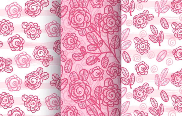Picture roses, texture, pink, rose, pink, patterns, beautiful