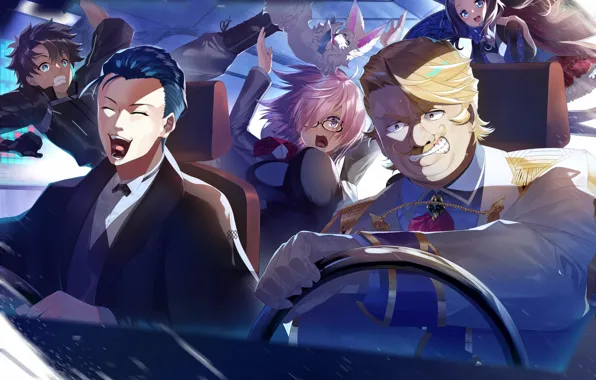 Picture machine, driver, characters, Fate / Grand Order, The destiny of a great campaign