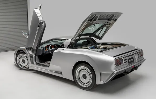 Picture Bugatti, supercar, Bugatti EB110 GT, EB 110, opened doors