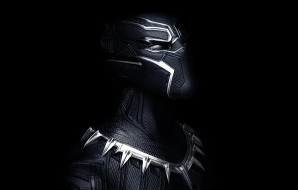 Picture mask, armor, Black Panther
