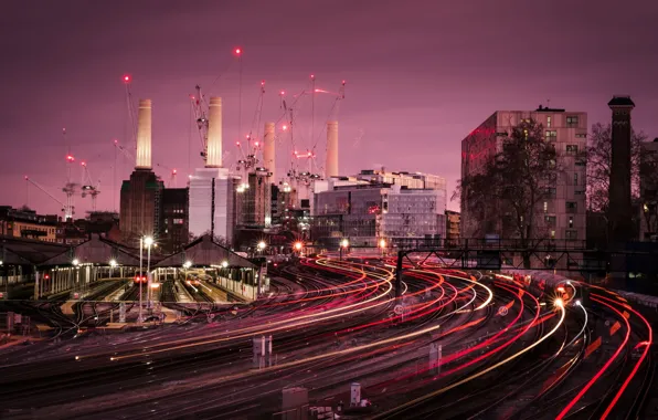 Picture night, London, station