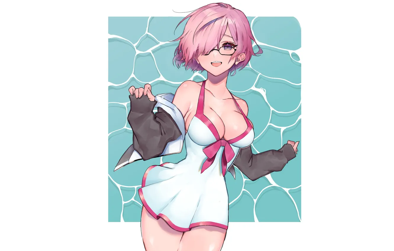 Photo wallpaper sexy, anime, pretty, bikini, fate, Fate stay