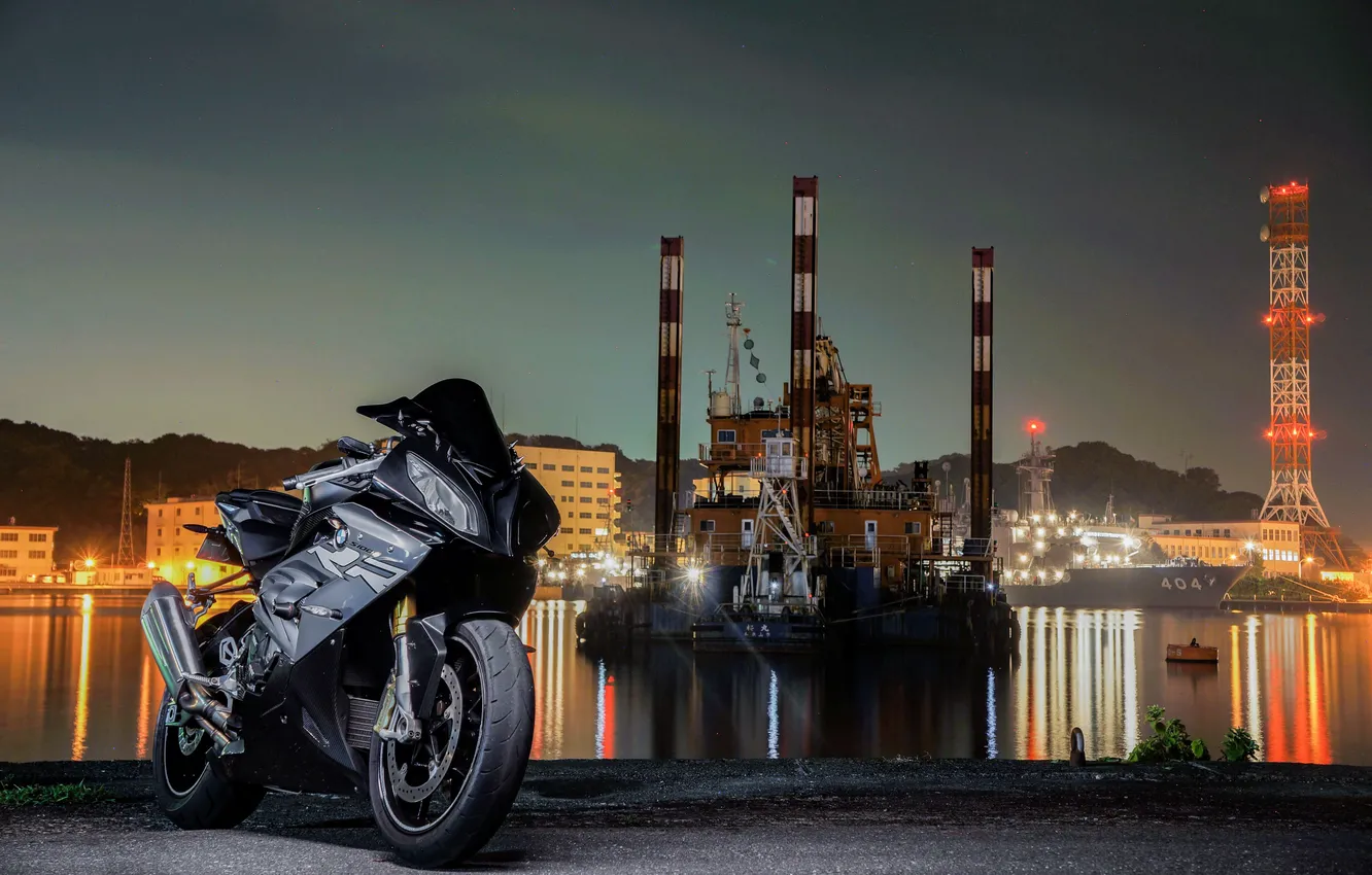 Photo wallpaper BMW, motorcycle, bike, S1000RR, S1000