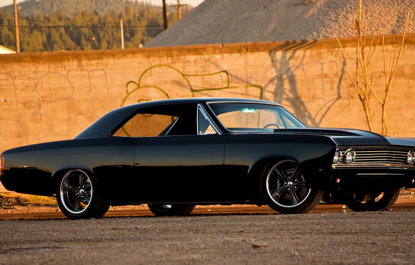 Photo wallpaper tuning, Chevrolet Chevelle SS, muscle car, Chevrolet