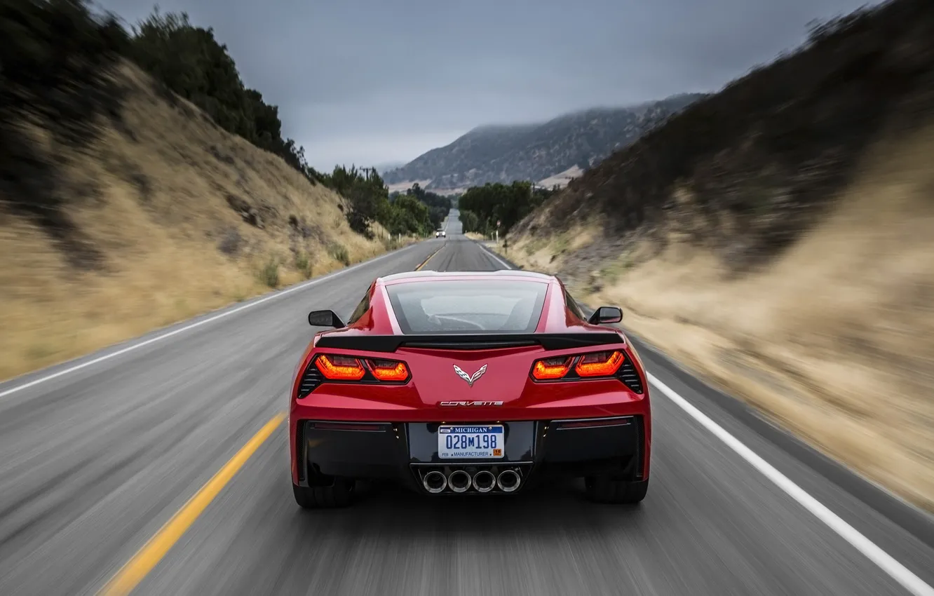 Photo wallpaper Corvette, Chevrolet, Stingray, 2014