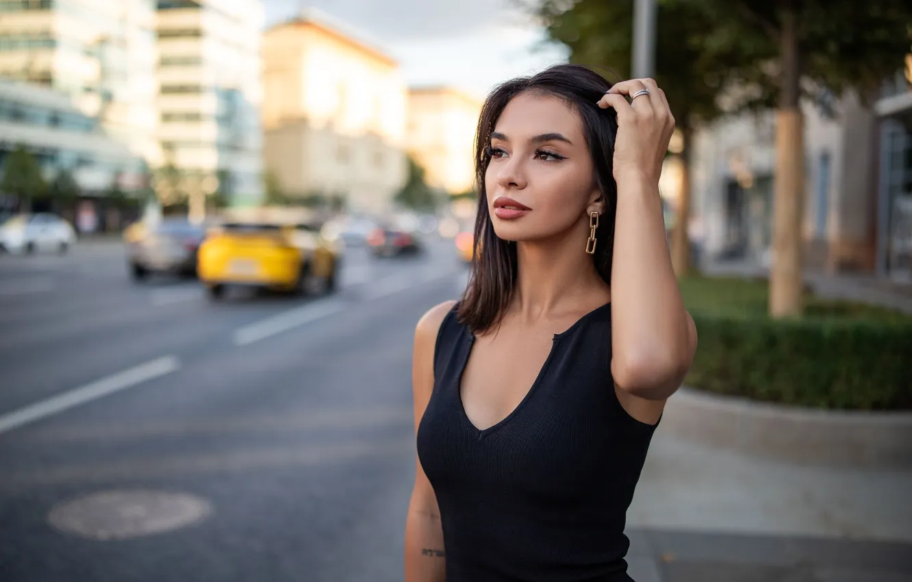 Photo wallpaper girl, face, sexy, Wallpaper, sweetheart, model, bright, portrait