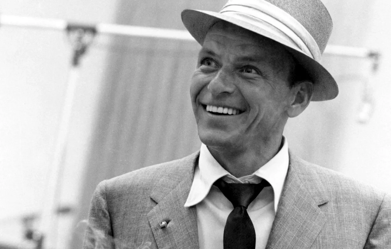 Photo wallpaper retro, actor, blue eyes, legend, best, singer, Frank Sinatra, Francis Albert Sinatra