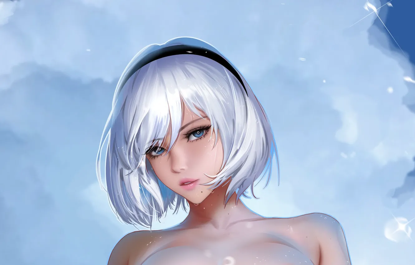 Photo wallpaper girl, nier, Nier Automata
