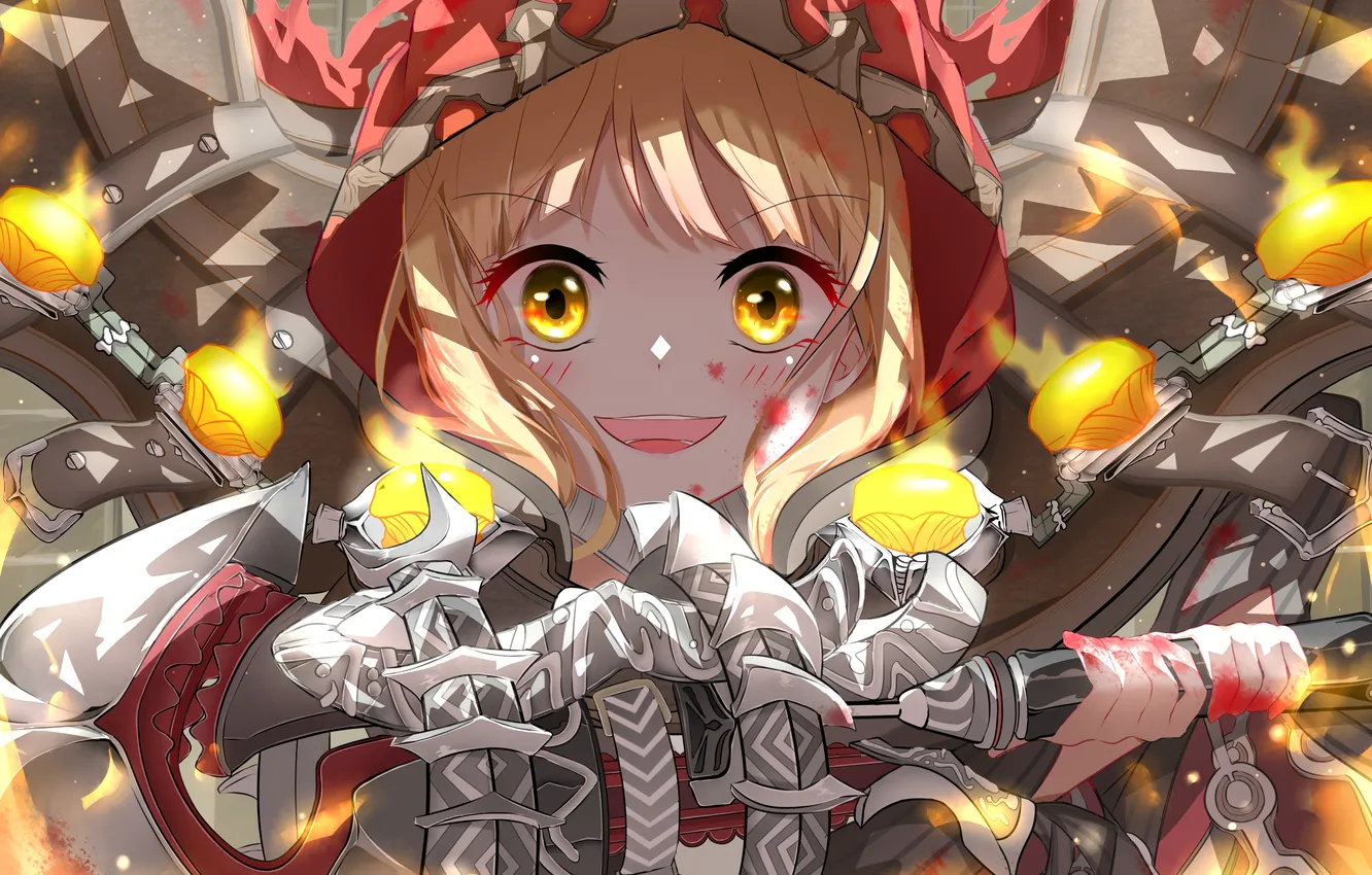 Photo wallpaper the game, art, girl, Sinoalice, Akazukin