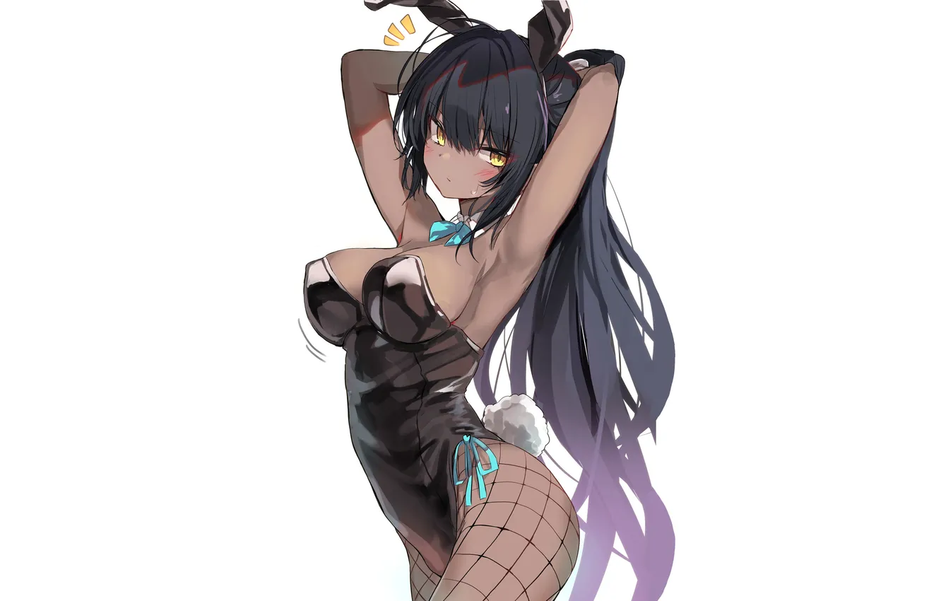 Photo wallpaper girl, hot, sexy, boobs, anime, pretty, breasts, tanned