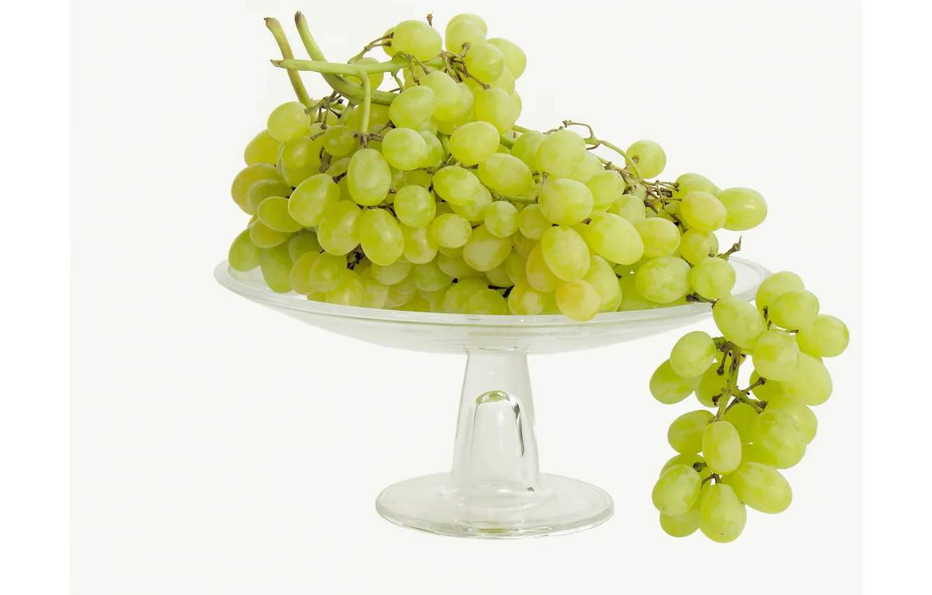 Photo wallpaper grapes, bunch, vase