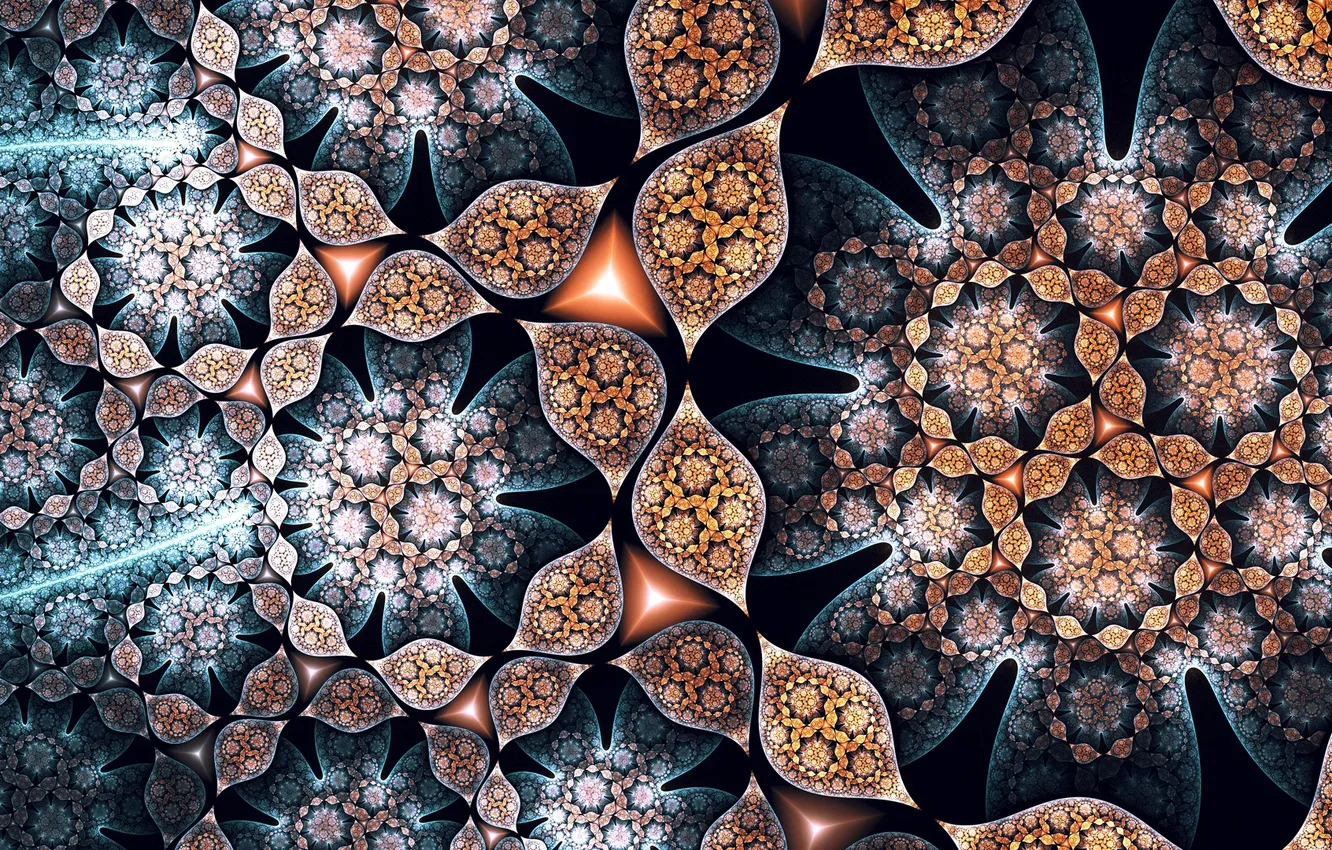 Photo wallpaper fractal, tatasz, by tatasz