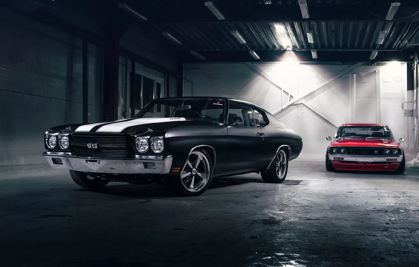 Photo wallpaper Nissan, Skyline, Chevelle SS