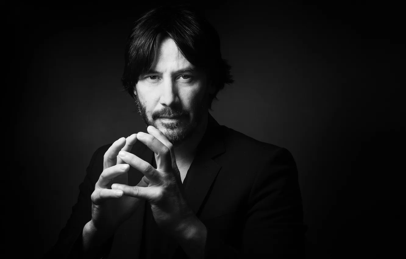 Photo wallpaper actor, man, Keanu Reeves, portrait