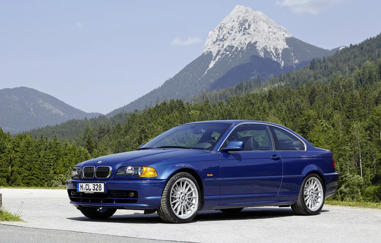 Photo wallpaper BMW, BMW, Coupe, E46, 328, 1999