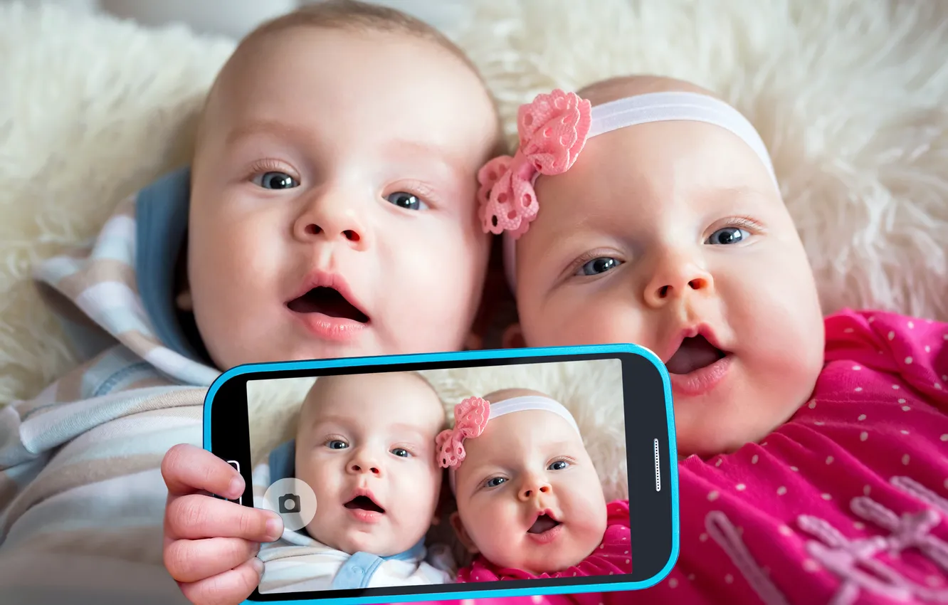 Photo wallpaper children, photo, phone, kids, smartphone, baby, kid, Infants
