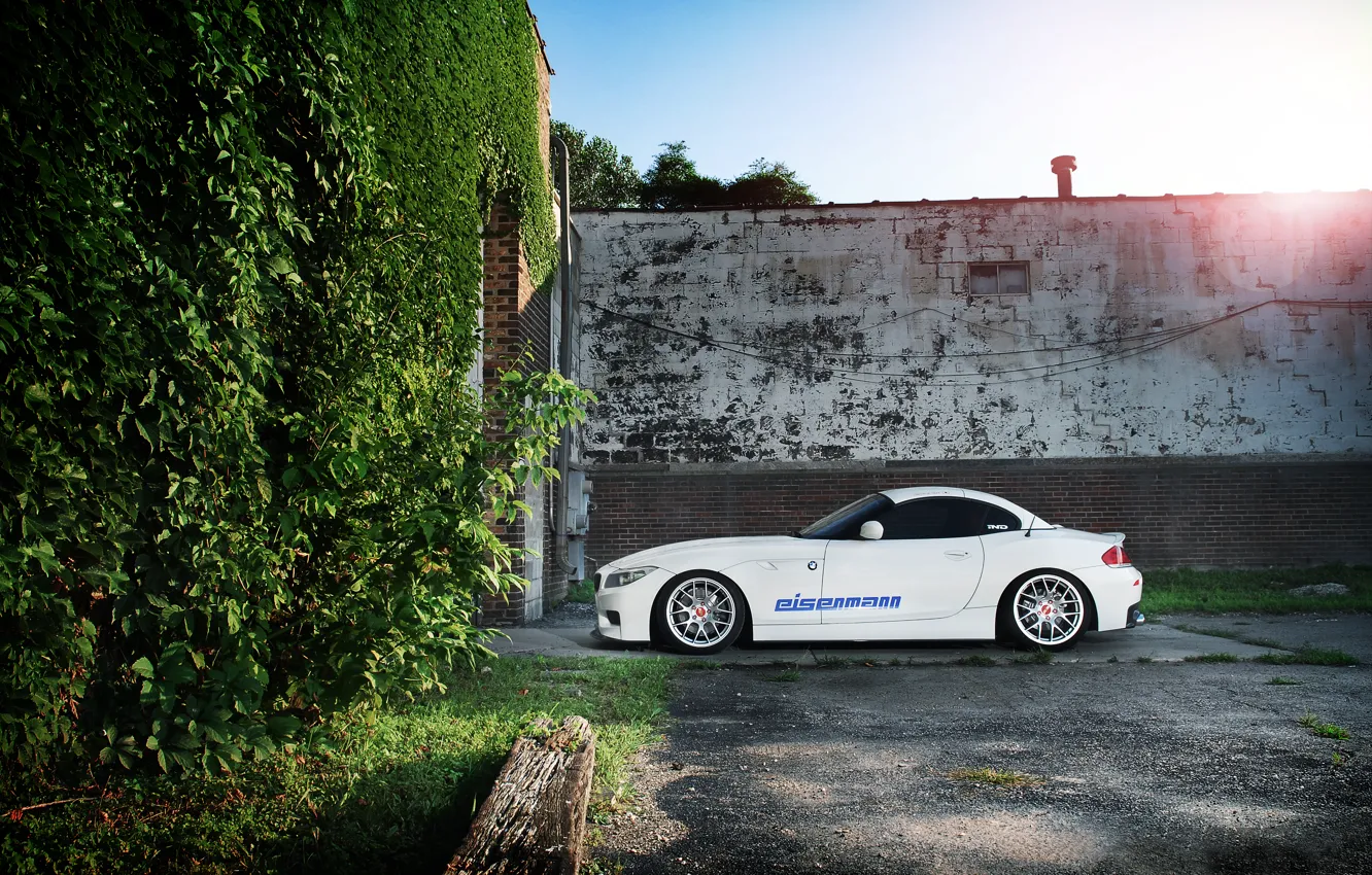 Photo wallpaper white, BMW, BMW, white, sports car
