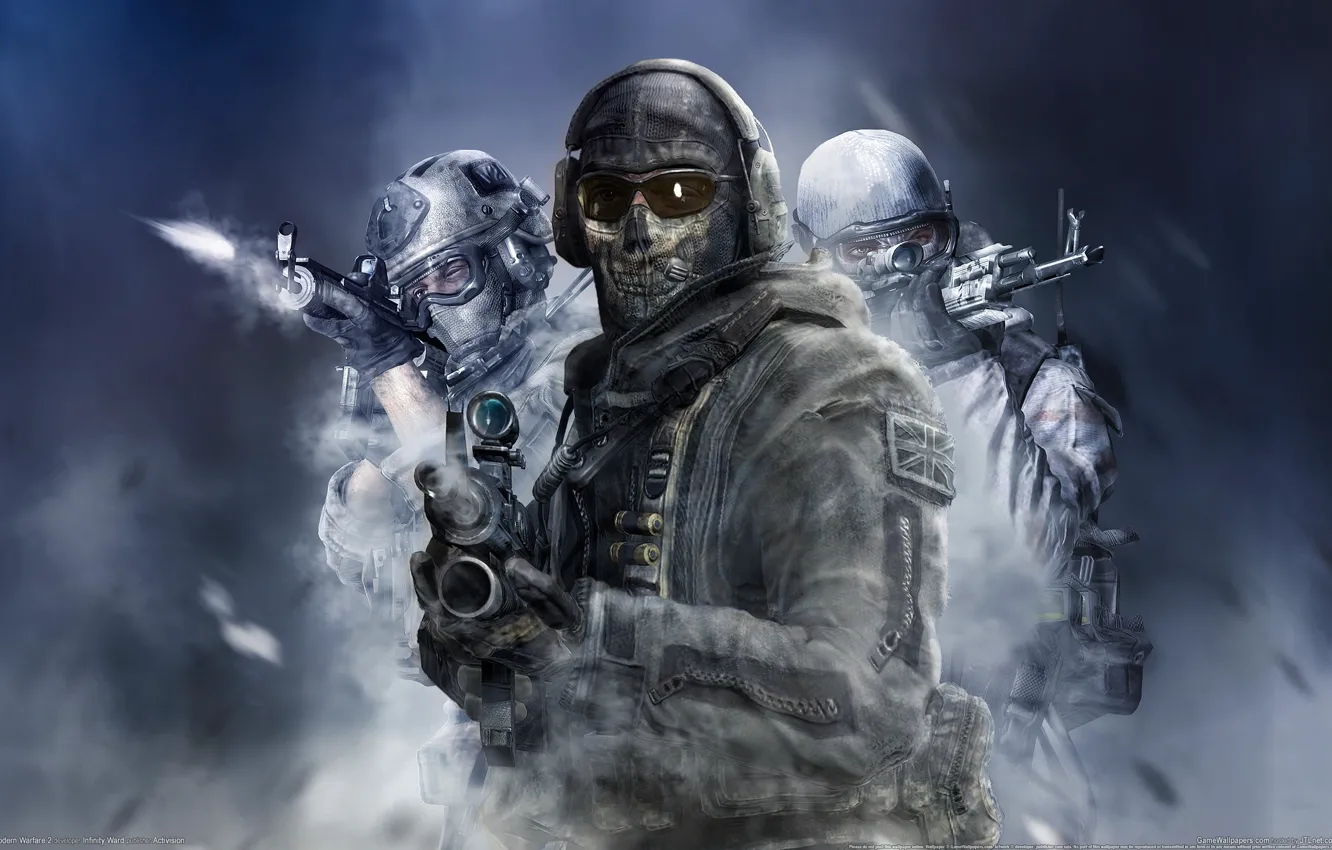 Photo wallpaper weapons, Call of Duty, Modern Warfare 2, special forces