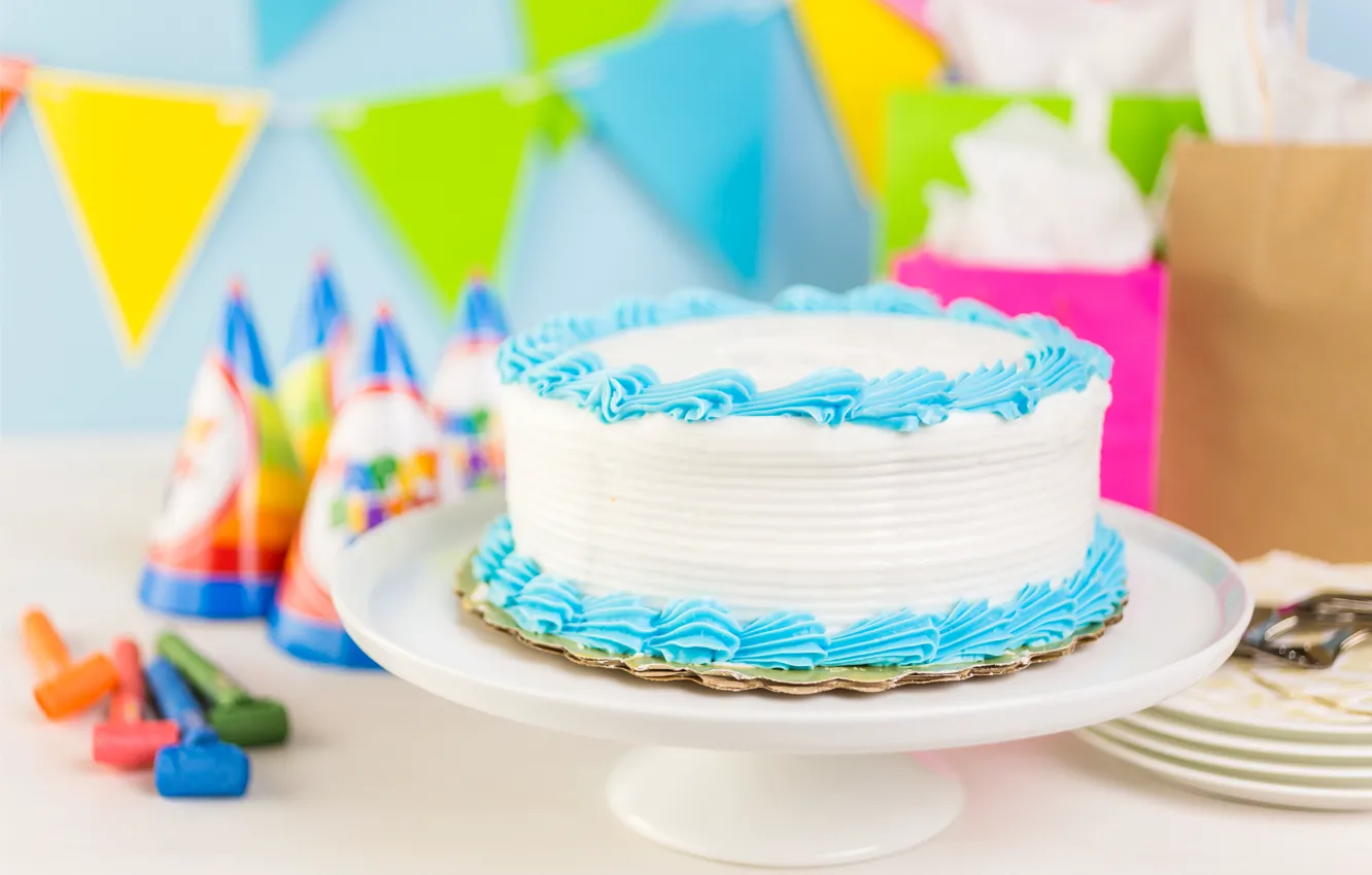 Photo wallpaper candles, cake, cake, Happy Birthday, celebration, decoration, candle, Birthday