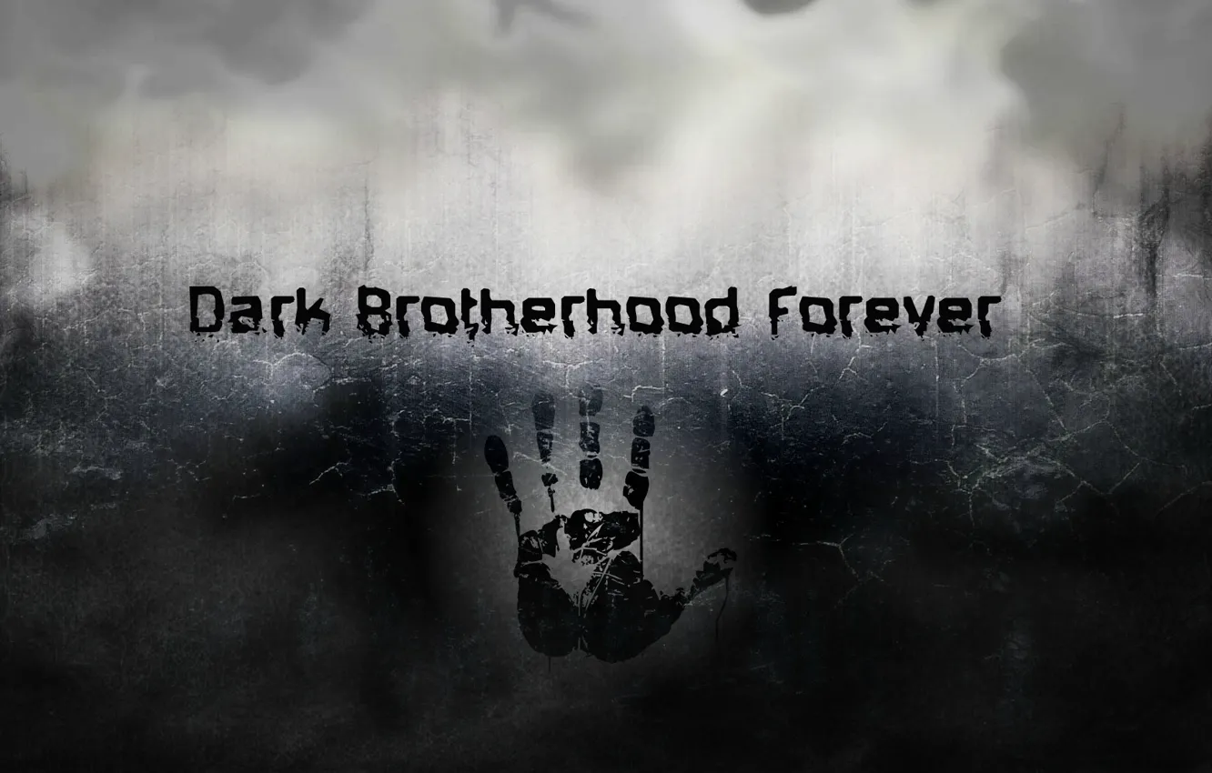 Photo wallpaper smoke, Skyrim, dark brotherhood