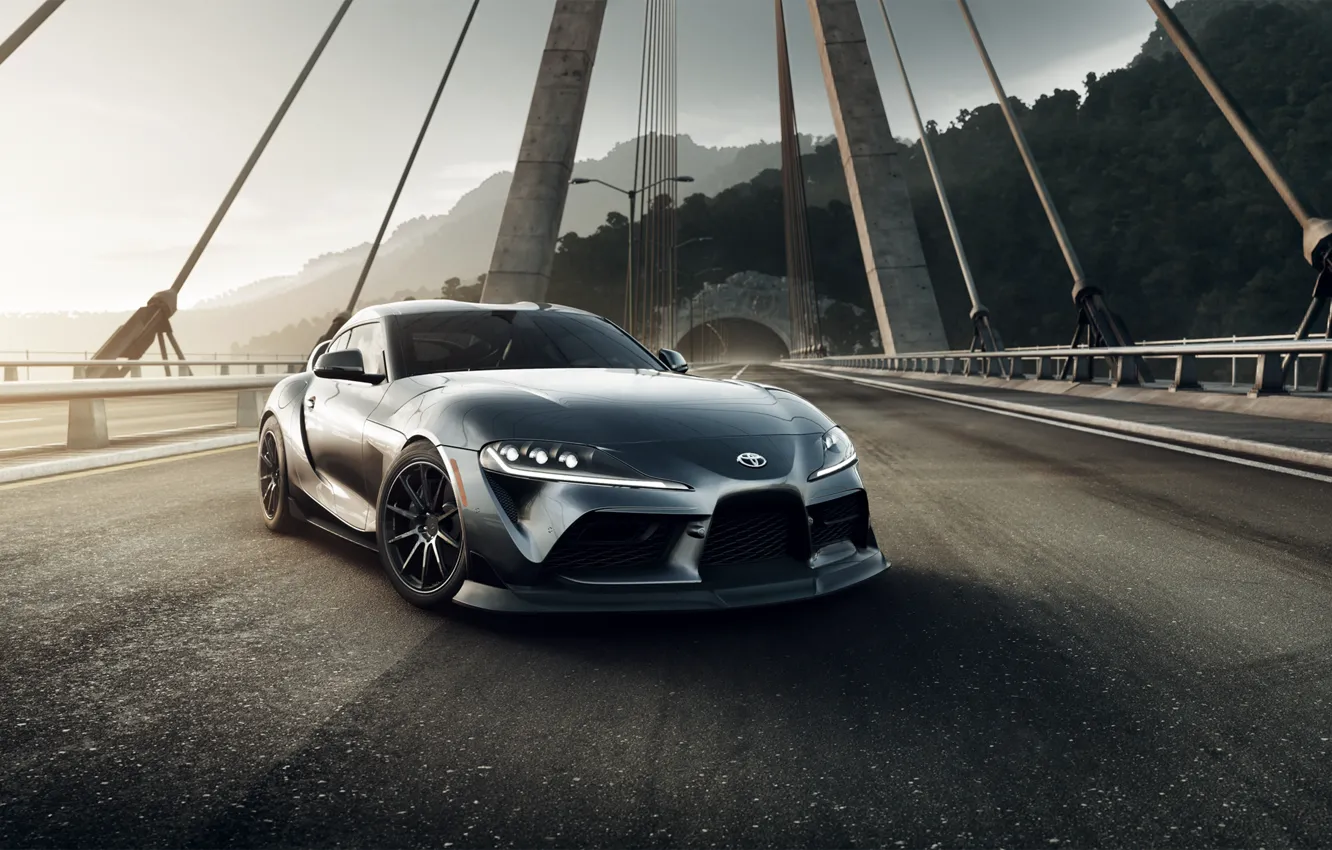 Photo wallpaper car, Toyota, Supra, Toyota Supra