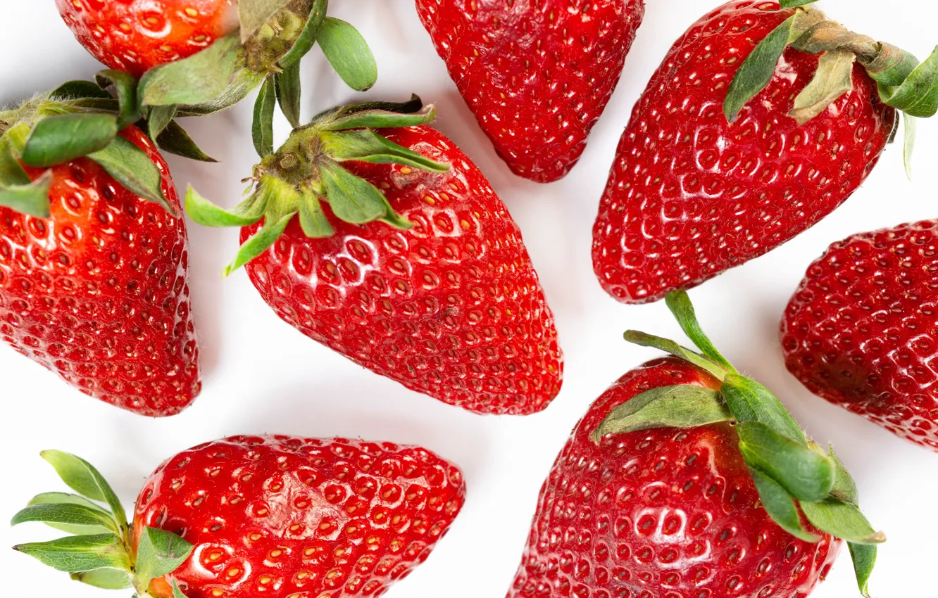 Photo wallpaper berries, strawberry, treat