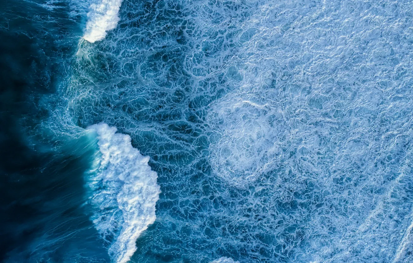 Photo wallpaper sea, nature, wave
