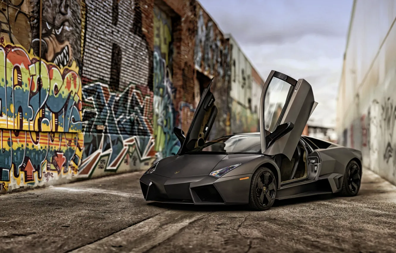 Photo wallpaper 2008, Lamborghini, Reventon, Lamborghini, Reventon, US-spec