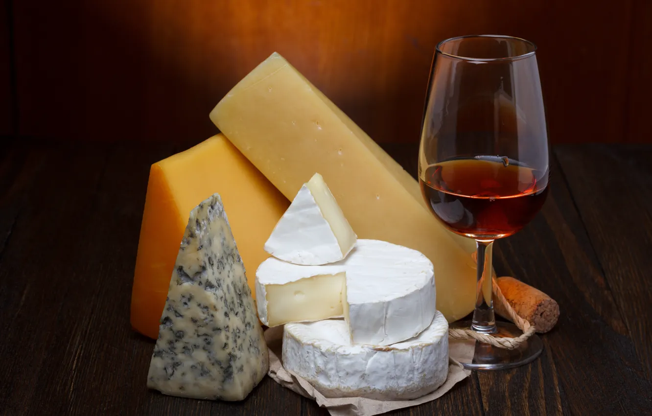 Photo wallpaper rope, cheese, tube, glass.wine