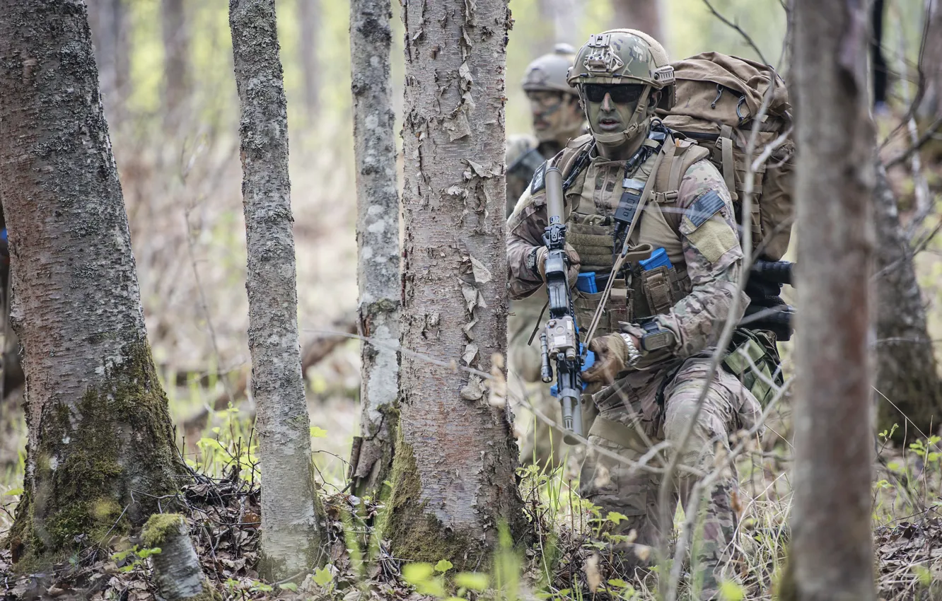 Photo wallpaper weapons, soldiers, Alaska Air National Guard